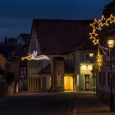 Stadt Heilsbronn Unteres Tor Mit Sterne